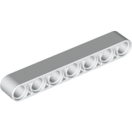 Lego rameno 1x7, bílá (4142969, 4248600, 4495927)